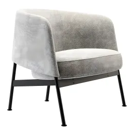 Collar lounge chair metal by bensen